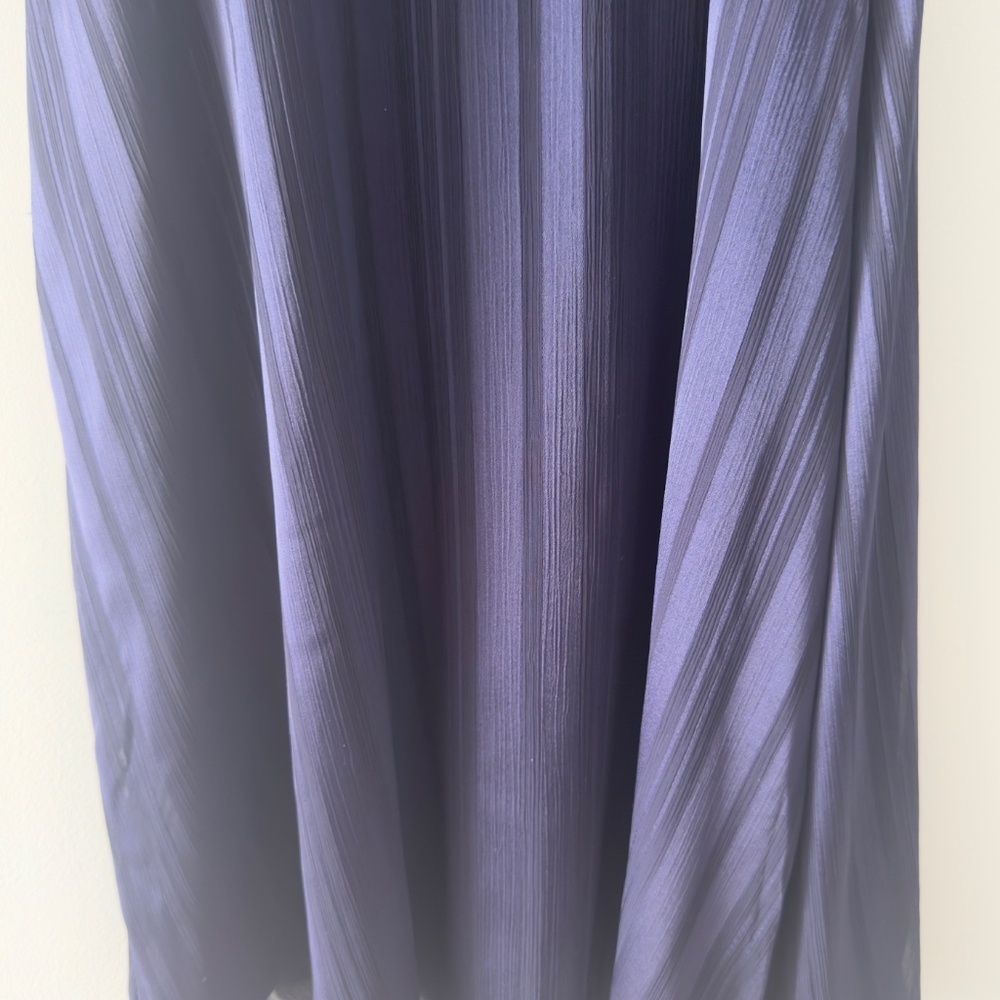 Banana Republic Navy Blue Halter Stripe Dress Size 6 - Picture 10 of 11